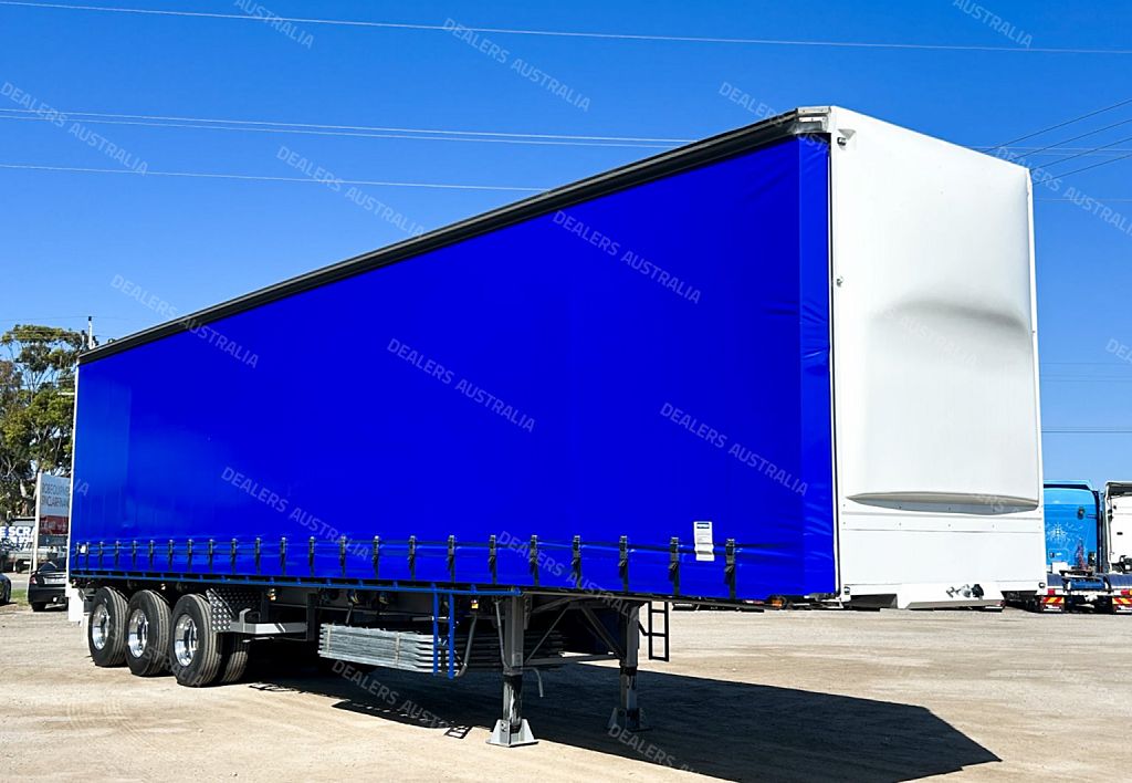 2003 Krueger 22 Pallet Flat Deck Curtainsider Trailer Truck, Trailer & Heavy Equipment Auctions