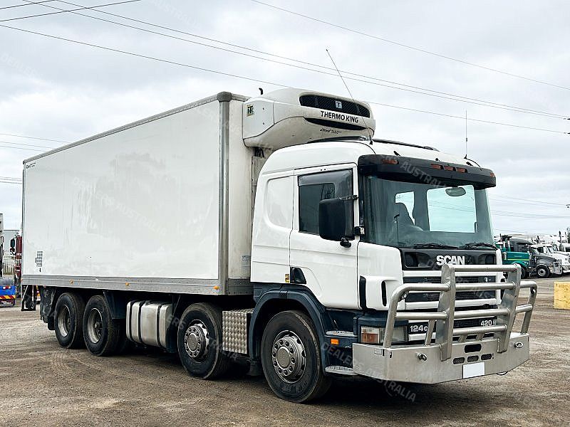 2004 Scania Twin Steer 8x4 Refrigerated Pantech | Truck, Trailer ...