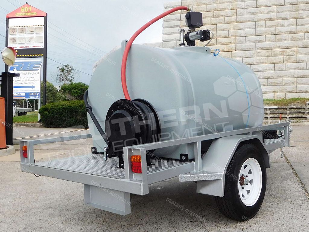 1200L Diesel Fuel Trailer 12V PIUSI pump + 10m Hose Reel & Litre counter for sale in QLD 1200L