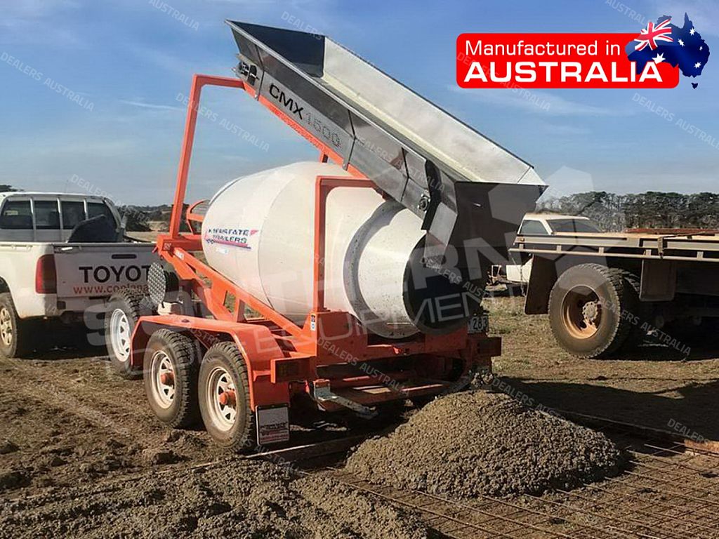 Interstate Trailers CMX1500 Concrete Mixer Trailer for sale in QLD CMX1500 Concrete Mixer