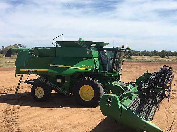 John Deere 9770 Sts Headercombine For Sale In Qld Be01736 Farm Dealers Australia 6534