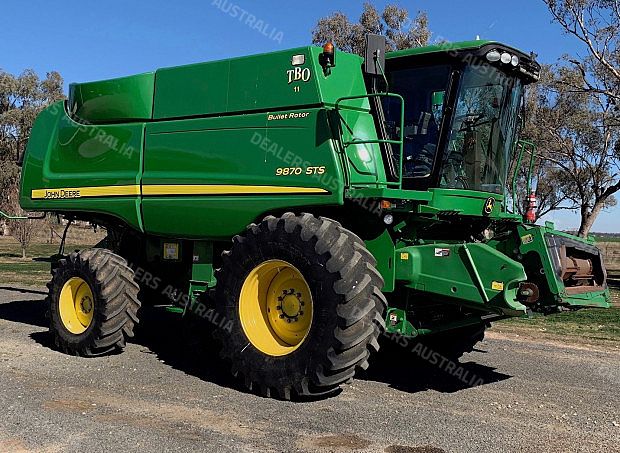 John Deere 9870 Sts Headercombine For Sale In Qld Be02493 Farm Dealers Australia 3771